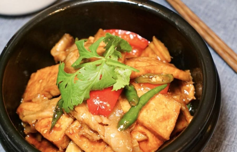 Eggplant Salted Egg Paste — Lao Sze Chuan (Highland Park)