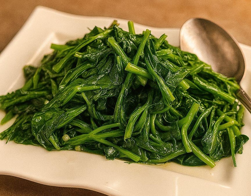 Garlic Peapod Leaves — Lao Sze Chuan (Highland Park)