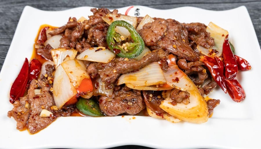 Lamb W/Pure Cumin Powder — Lao Sze Chuan (Highland Park)