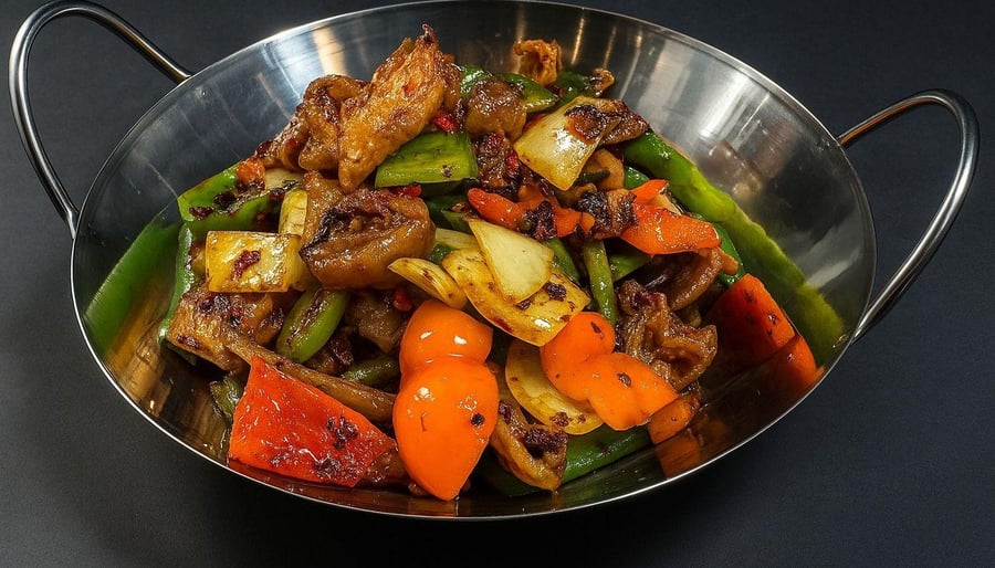Pork Intestine Lalala Spicy Dry Pot — Lao Sze Chuan (Highland Park)