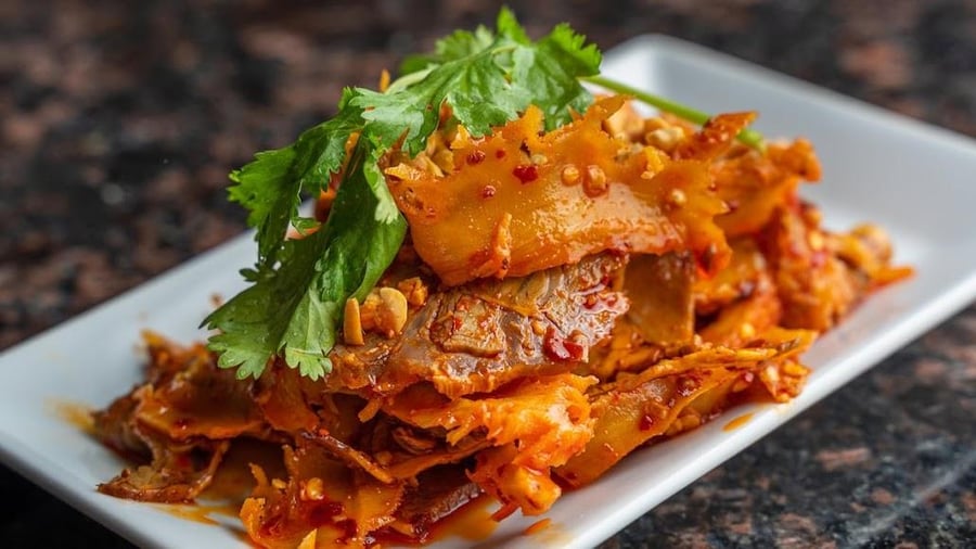 Spicy Beef Tendon — Lao Sze Chuan (Highland Park)