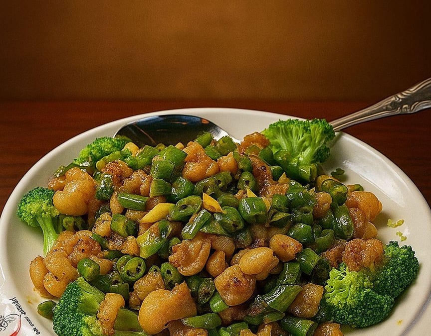 Stir-Fried Pork Trotters & Peppers — Lao Sze Chuan (Highland Park)